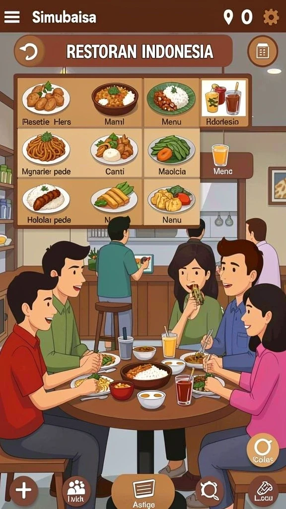 8qr - Tampilan grafik yang menarik dalam latar permainan.