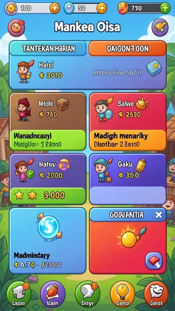 rajabuaya89 - Karakter-karakter menarik yang bisa dipilih.