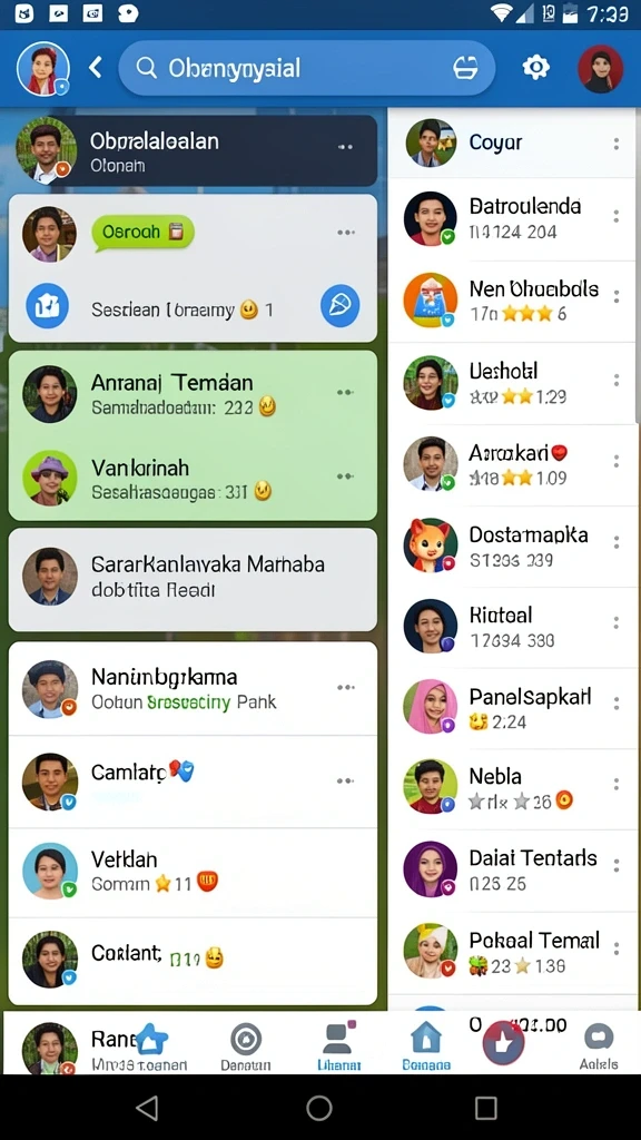 rajapamen - Tampilan level yang penuh warna dan detail menawan.