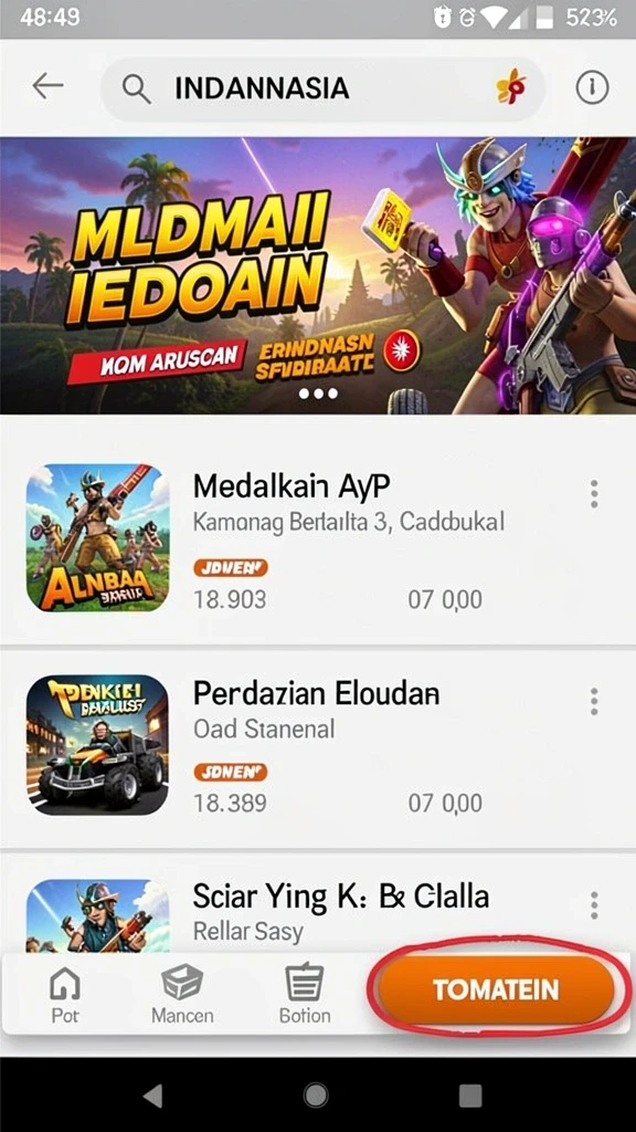 vm777 - Tampilan antarmuka yang menarik dan mudah digunakan.